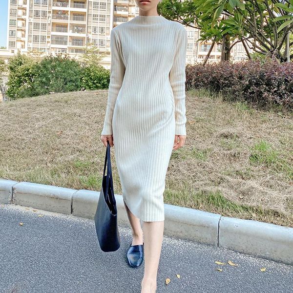 autumn winter women dress korean style fashion knitted sweater dress long slim female bing 2020 vestidos invierno 2020, Black;gray
autumn winter women dress korean style fashion knitted sweater dress long slim female bing 2020 vestidos invierno 2020, Black;gray