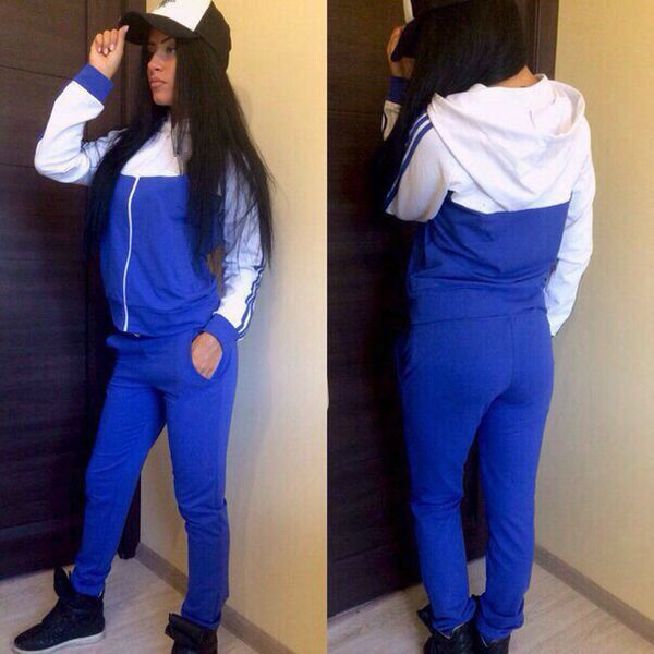 women's tracksuits fashion new sports leisure suit european and american printing suit fitness sportswear, Gray
women's tracksuits fashion new sports leisure suit european and american printing suit fitness sportswear, Gray
