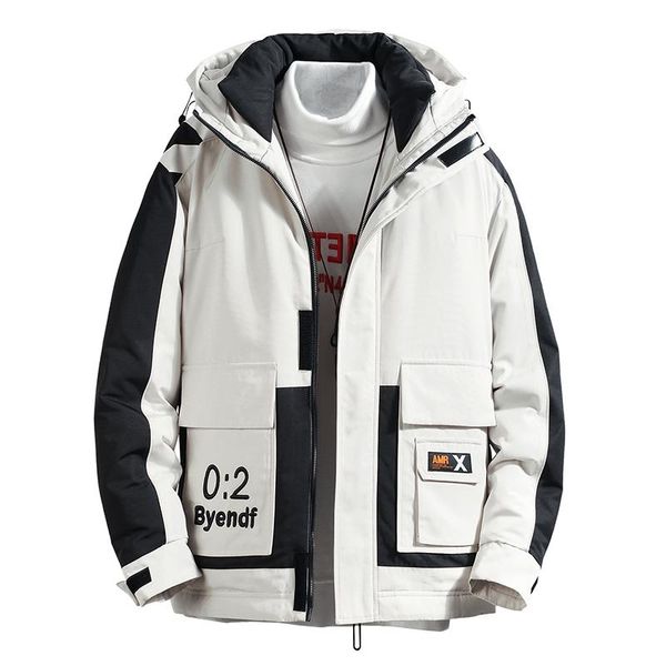 men's down & parkas 2021 winter jacket warm padded patchwor parka men jackets casual hooded coat thicken outwear brand clothing;ga755, Black
men's down & parkas 2021 winter jacket warm padded patchwor parka men jackets casual hooded coat thicken outwear brand clothing;ga755, Black