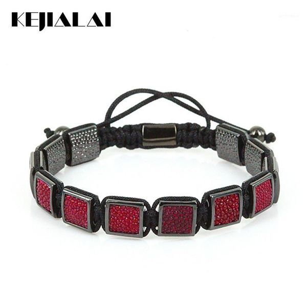 charm bracelets instagram men genuine stingray leather square beads macrame bracelet for gift luxury style stuff1, Golden;silver
charm bracelets instagram men genuine stingray leather square beads macrame bracelet for gift luxury style stuff1, Golden;silver