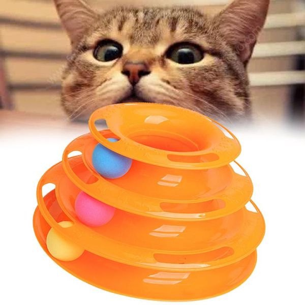 three levels pet cat toy cat toys ball tower tracks disc intelligence amusement triple disc training amusement plate
three levels pet cat toy cat toys ball tower tracks disc intelligence amusement triple disc training amusement plate