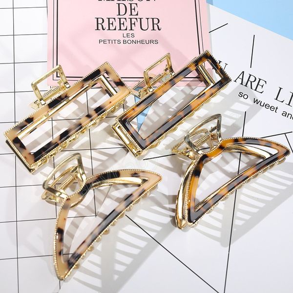 acetate leopard print clamps metal back head hair catch korean temperament high ponytail clip women hair accessories, Slivery;white
acetate leopard print clamps metal back head hair catch korean temperament high ponytail clip women hair accessories, Slivery;white