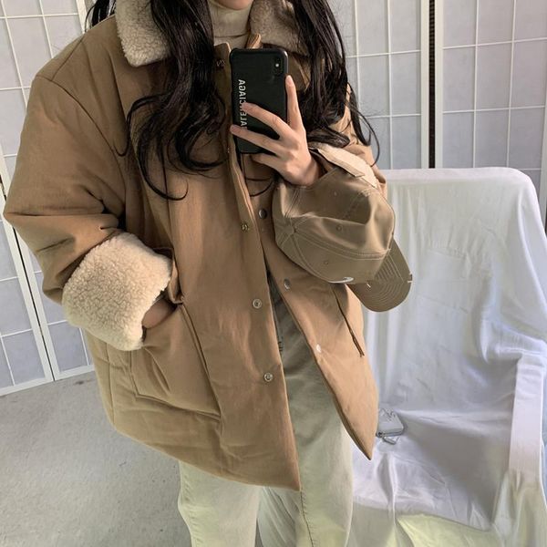 new winter single-breasted retro stand-collar long-sleeved jacket thick coat women oversize fashion coat dropshipping, Black
new winter single-breasted retro stand-collar long-sleeved jacket thick coat women oversize fashion coat dropshipping, Black