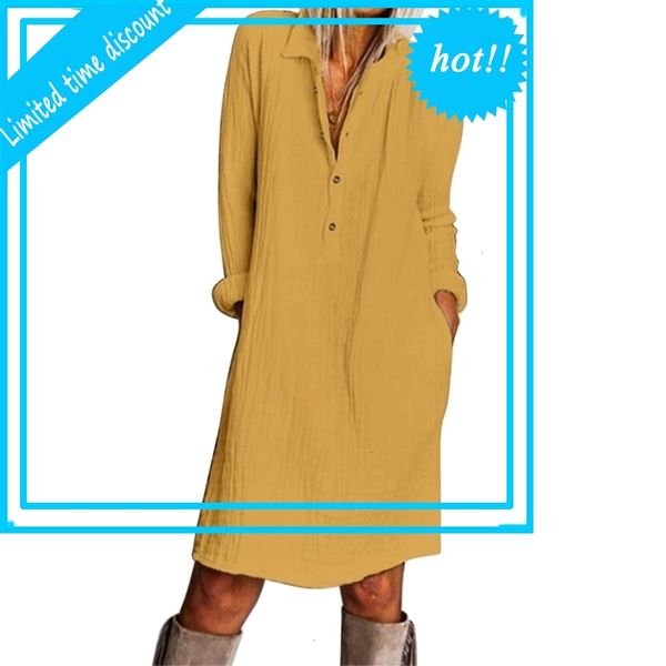 women fashion long mouw elegant herf lent casual effects color buttons dress turn-down collar vestido mujahideen, Black
women fashion long mouw elegant herf lent casual effects color buttons dress turn-down collar vestido mujahideen, Black