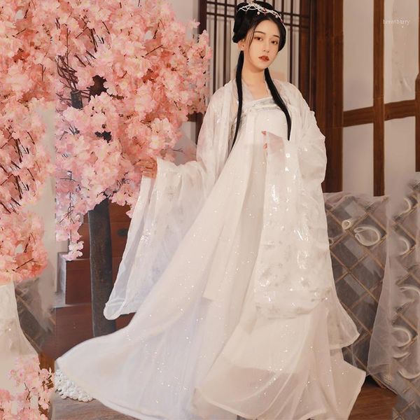 new hanfu women white fairy dress cosplay chinese ancient costume festival outfits dance costume stage white hanfu bl19811, Black;red
new hanfu women white fairy dress cosplay chinese ancient costume festival outfits dance costume stage white hanfu bl19811, Black;red
