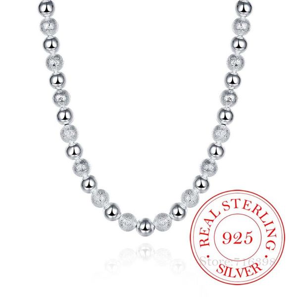 chains wholesale 925 sterling silver necklace & chains,fashion party jewelry accessories,8mm sand light beads ball necklaces for women
chains wholesale 925 sterling silver necklace & chains,fashion party jewelry accessories,8mm sand light beads ball necklaces for women