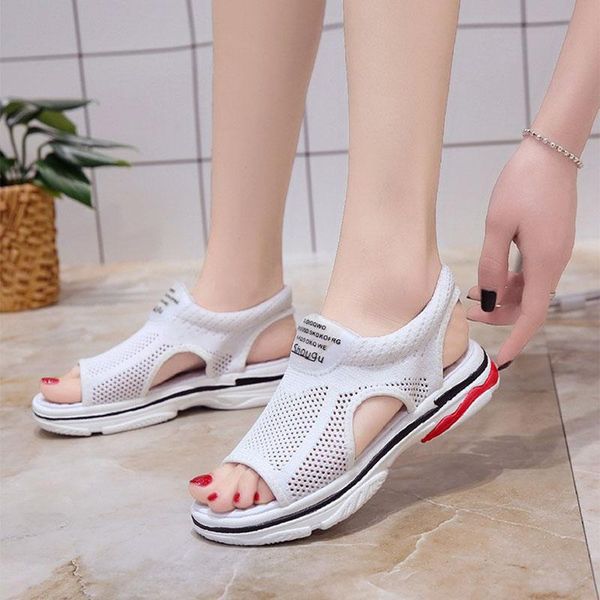 sandals 35-39 sports women summer mesh casual flying woven women's shoes flat hollow student soft bottom fish mouth, Black
sandals 35-39 sports women summer mesh casual flying woven women's shoes flat hollow student soft bottom fish mouth, Black