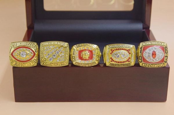 washington 1972 1982 1983 1987 1991 redskin s wolrd champions team championship ring, Golden;silver
washington 1972 1982 1983 1987 1991 redskin s wolrd champions team championship ring, Golden;silver