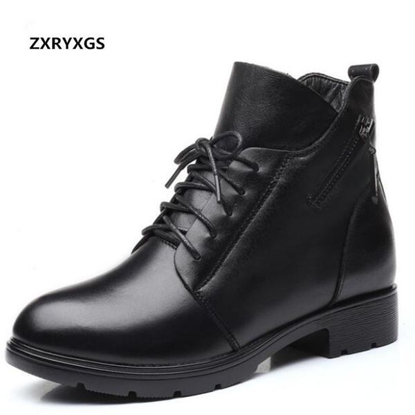 boots zxryxgs brand winter shoes woman 2021 large size thick heel increased warm genuine leather snow, Black
boots zxryxgs brand winter shoes woman 2021 large size thick heel increased warm genuine leather snow, Black