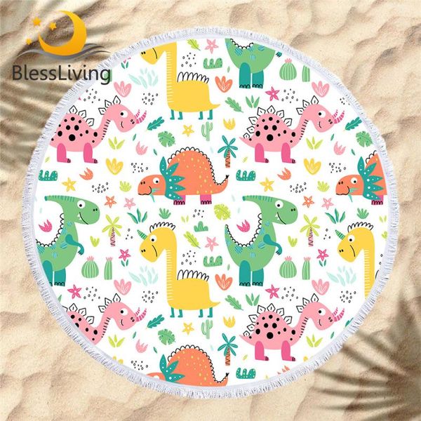 blessliving dinosaurs beach towel kids cartoon bath towel colorful cute childlike round toalla flower leaf plant summer blanket
blessliving dinosaurs beach towel kids cartoon bath towel colorful cute childlike round toalla flower leaf plant summer blanket