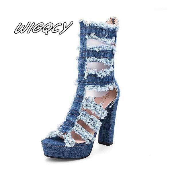 other shoes women's denim hole high heels zipper 2021 fashion design 12cm1, Black;white
other shoes women's denim hole high heels zipper 2021 fashion design 12cm1, Black;white