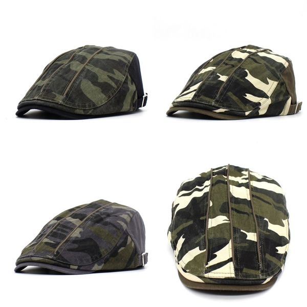 camouflaged retro fabric art hats men women autum spring outdoors sport caps adjustable beret fashion leisure time 13mh n2, Black;white
camouflaged retro fabric art hats men women autum spring outdoors sport caps adjustable beret fashion leisure time 13mh n2, Black;white