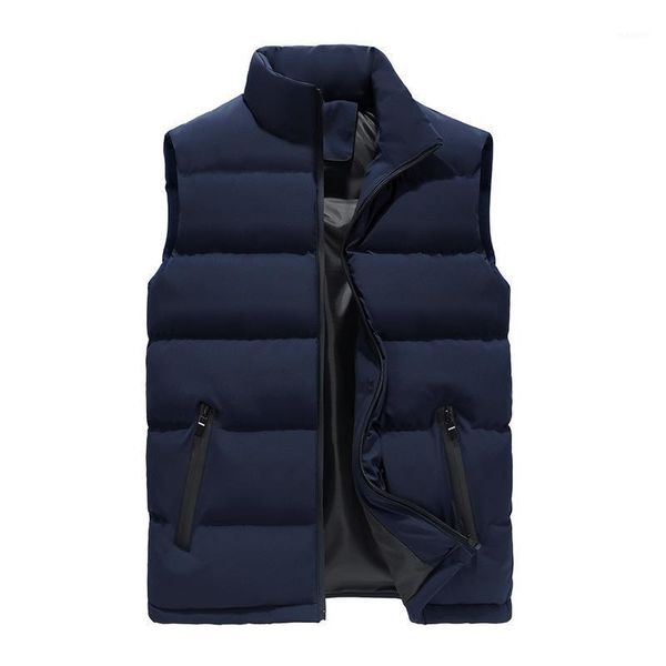 large size men's cotton vest 2020 winter leisure duvet vest thickened warm men's1, Black;white
large size men's cotton vest 2020 winter leisure duvet vest thickened warm men's1, Black;white
