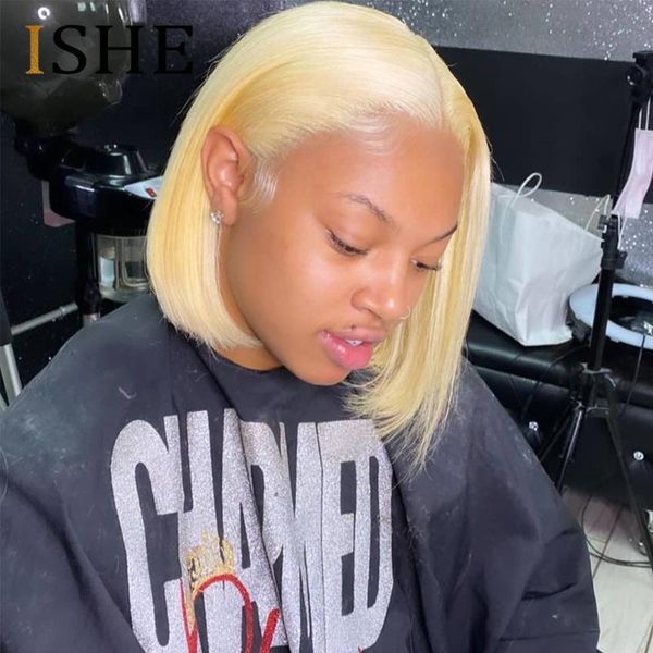 lace wigs hd t part wig 613 blonde short bob brazilian straight ombre transparent front human hair for women remy, Black;brown 
lace wigs hd t part wig 613 blonde short bob brazilian straight ombre transparent front human hair for women remy, Black;brown