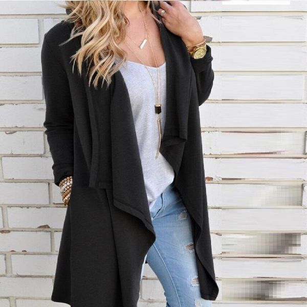 new spring autumn women coat knitted fashion casual solid irregular slim back slit patchwork cardigan coat for women open stitch, Tan;black
new spring autumn women coat knitted fashion casual solid irregular slim back slit patchwork cardigan coat for women open stitch, Tan;black