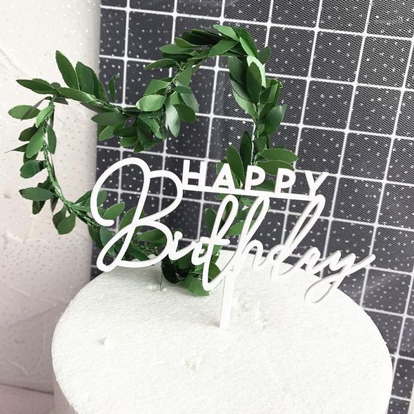 cake er baking cake decoration happy birthday acrylic decorating card green loving vine plugin party supplies g1
cake er baking cake decoration happy birthday acrylic decorating card green loving vine plugin party supplies g1