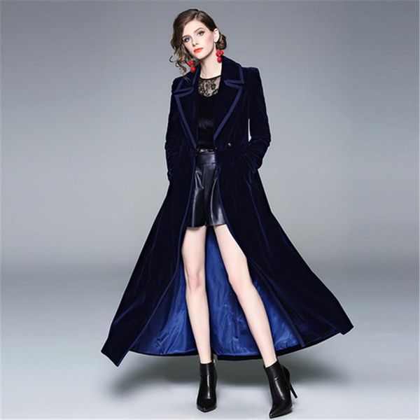 2020 fashion week autumn winter new pattern women vintage notched collar velvet overcoat women thick warm long windbreaker coat, Tan;black
2020 fashion week autumn winter new pattern women vintage notched collar velvet overcoat women thick warm long windbreaker coat, Tan;black
