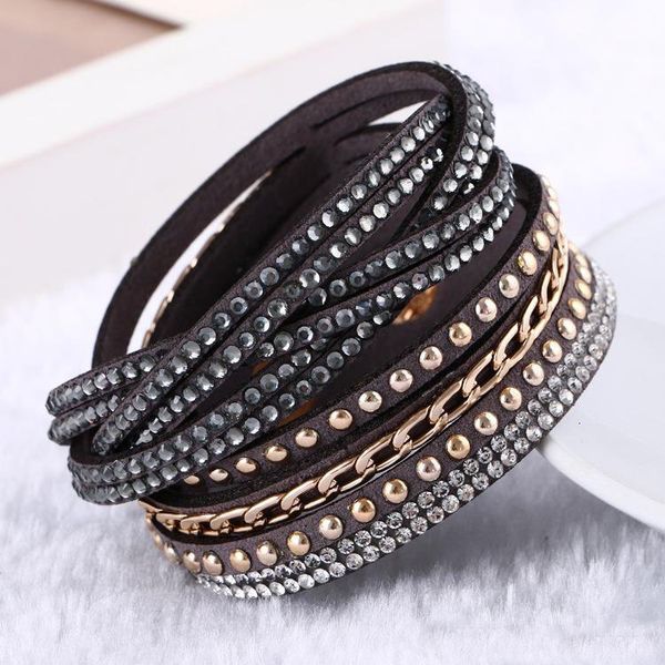 buckleu women wrap new leather fashion wristband dark cuff punk rhinestone bracelet crystal bangle charm bracelets 10col
buckleu women wrap new leather fashion wristband dark cuff punk rhinestone bracelet crystal bangle charm bracelets 10col