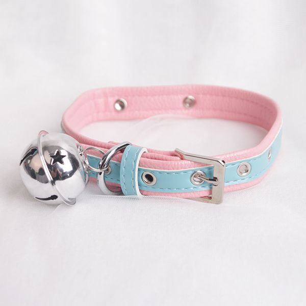 cute choker leash chain pink blue harajuku handmade gothic punk leather necklace with bells toys for couple collar, Red;black
cute choker leash chain pink blue harajuku handmade gothic punk leather necklace with bells toys for couple collar, Red;black