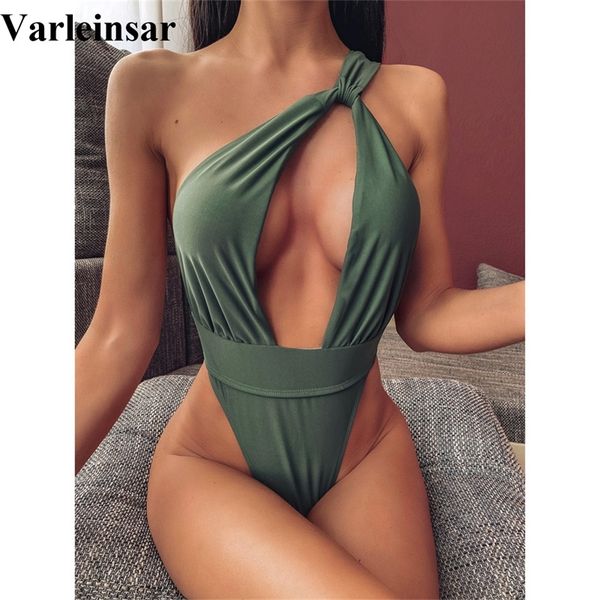 new one shoulder deep v neck women swimwear one piece swimsuit female bather high cut bathing suit swim beach v1832 y200824, White;black
new one shoulder deep v neck women swimwear one piece swimsuit female bather high cut bathing suit swim beach v1832 y200824, White;black