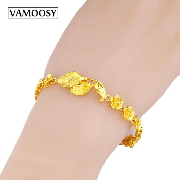 vamoosy 9 style copper 24k gold plating women bracelet boho river gold flower bracelet simple peach blossom jewelry, Black
vamoosy 9 style copper 24k gold plating women bracelet boho river gold flower bracelet simple peach blossom jewelry, Black