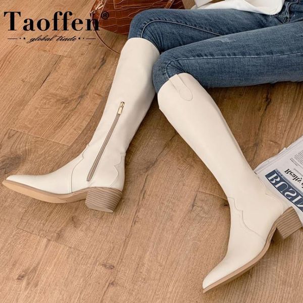 boots taoffen women winter knee high pointed toe zipper long fashion cool shoes woman footwear size 31-431, Black
boots taoffen women winter knee high pointed toe zipper long fashion cool shoes woman footwear size 31-431, Black