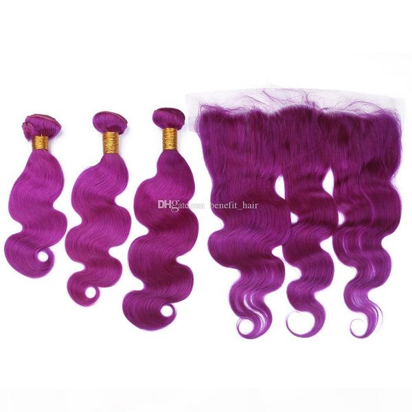 purple color ear to ear frontal with body wave hair 3bundles indian purple hair body wave wavy with lace frontal 13x4, Black
purple color ear to ear frontal with body wave hair 3bundles indian purple hair body wave wavy with lace frontal 13x4, Black