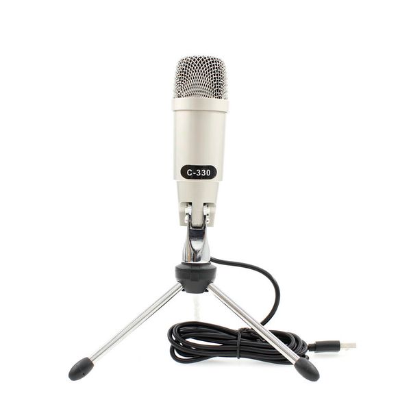 c-330 usb microphone for computer professional wired studio condenser mic for karaoke pc video recording with stand tripod
c-330 usb microphone for computer professional wired studio condenser mic for karaoke pc video recording with stand tripod