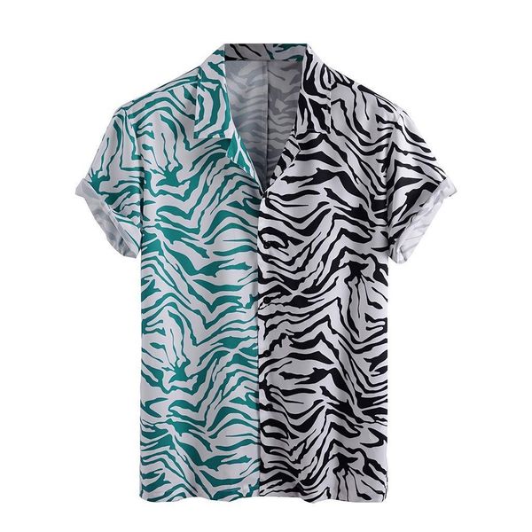 leopard printed men's shirt loose turn down collar short sleeve shirts for men casual shirt men clothing camisa masculina, White;black
leopard printed men's shirt loose turn down collar short sleeve shirts for men casual shirt men clothing camisa masculina, White;black