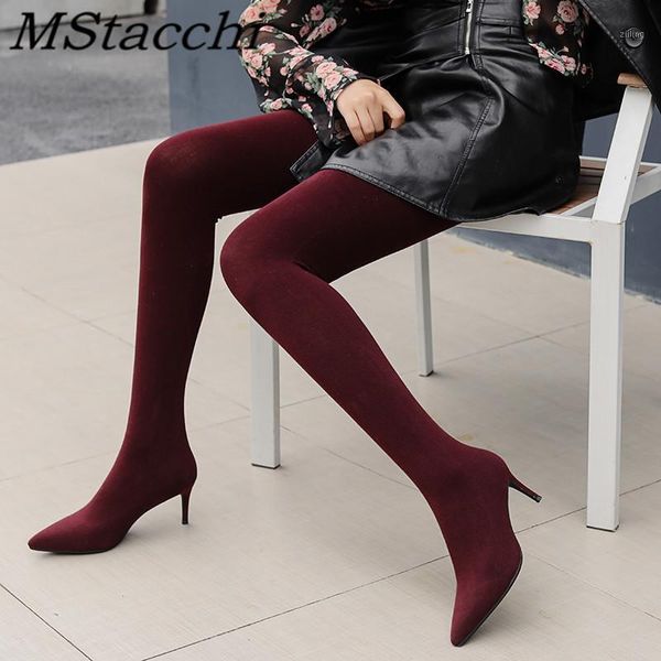 mstacchi knitted pointed thin heels pantyhose boots solid color fashion long legs madma shoes zapatos de mujer zapatos 20201, Black
mstacchi knitted pointed thin heels pantyhose boots solid color fashion long legs madma shoes zapatos de mujer zapatos 20201, Black