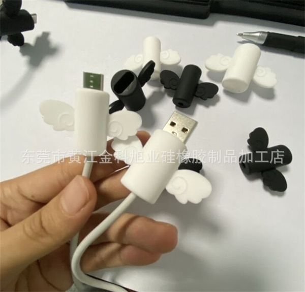 white charging line cable cover angel wing shape data lines smart covers break proof phone accessories new 1jk j2
white charging line cable cover angel wing shape data lines smart covers break proof phone accessories new 1jk j2