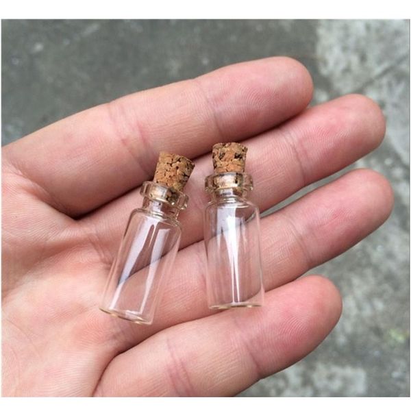 100 pcs 1.4ml mini bayonet glass bottles with cork transparent wishing bottles dy 12x28x6 mm little glass jars pendants
100 pcs 1.4ml mini bayonet glass bottles with cork transparent wishing bottles dy 12x28x6 mm little glass jars pendants