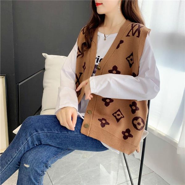 spring and autumn the same style knitted waistcoat cardigan new western style all-match vest jacket vest sweater women tide, White
spring and autumn the same style knitted waistcoat cardigan new western style all-match vest jacket vest sweater women tide, White