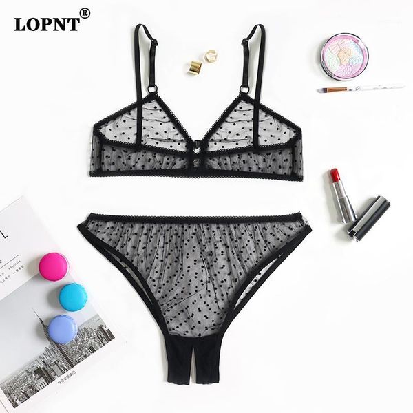 lopnt underwear set open crotch wire bralette with sexi underpants polka dot sheer mesh lingerie set bh comfortable1, Red;black
lopnt underwear set open crotch wire bralette with sexi underpants polka dot sheer mesh lingerie set bh comfortable1, Red;black