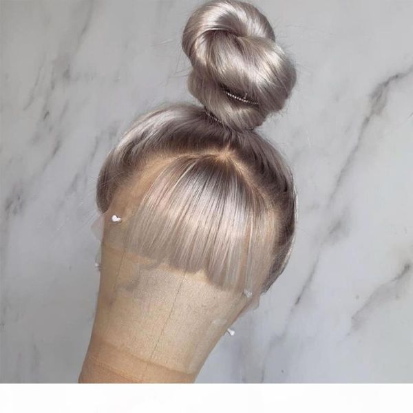 ombre gray 4x4 silk base lace front human hair wigs with bangs 150density glueless full lace fringe wigs transparent remy, Black;brown
ombre gray 4x4 silk base lace front human hair wigs with bangs 150density glueless full lace fringe wigs transparent remy, Black;brown