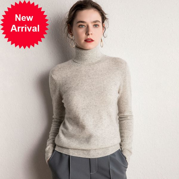 2021 new female 100% turtleneck high mesh fashion soft basic yarn colors pure cashmere jumper trend sweater whtq, White;black
2021 new female 100% turtleneck high mesh fashion soft basic yarn colors pure cashmere jumper trend sweater whtq, White;black