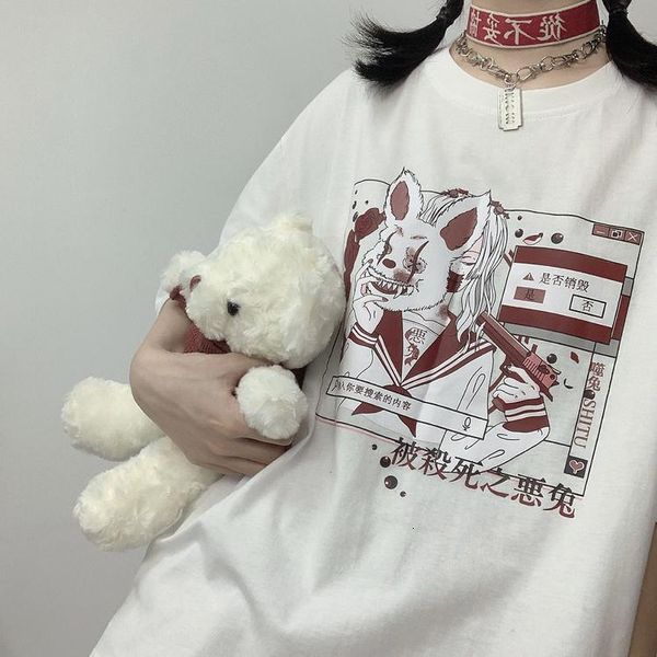 vintage anime cartoon t shirt women tiktok clothes gothic tshirt streetwear print loose dropshipping summer black t-shirt, White
vintage anime cartoon t shirt women tiktok clothes gothic tshirt streetwear print loose dropshipping summer black t-shirt, White