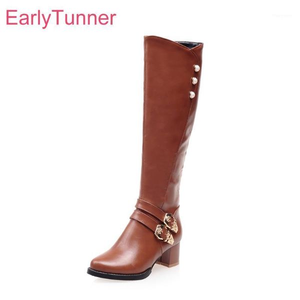 winter brand new glamour brown red women knee high riding boots chunky heels lady shoes el1 plus small big size 12 31 43 521, Black
winter brand new glamour brown red women knee high riding boots chunky heels lady shoes el1 plus small big size 12 31 43 521, Black
