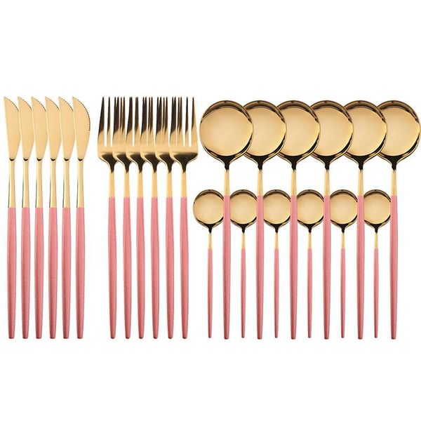24pcs нержавеющей стали посуда набор вилка ложка нож золотой cutlery set экологию кухня посуда столовые приборы sqccdb pp2006
24pcs нержавеющей стали посуда набор вилка ложка нож золотой cutlery set экологию кухня посуда столовые приборы sqccdb pp2006