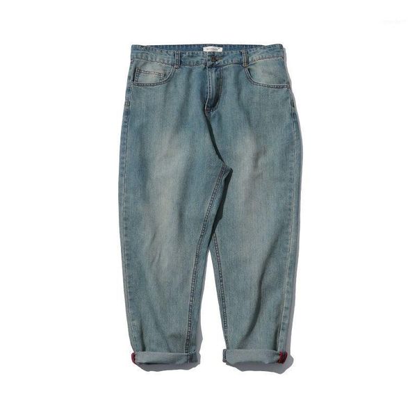 men's jeans spring and summer retro-fashioned light nine-minute pants korean version baitao show slim-feet tide1, Blue
men's jeans spring and summer retro-fashioned light nine-minute pants korean version baitao show slim-feet tide1, Blue