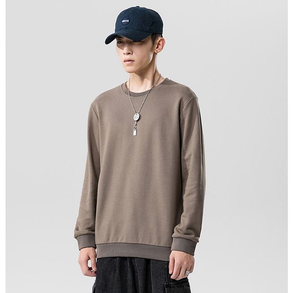 autumn hoodie new round neck pullover loose sports clothes men's solid color casual long sleeve male kg-87, Black
autumn hoodie new round neck pullover loose sports clothes men's solid color casual long sleeve male kg-87, Black