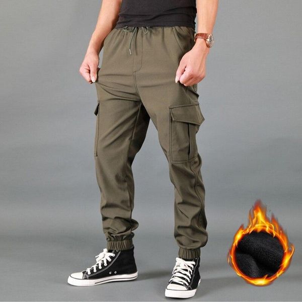 12.12 men winter thick fleece joggers pants multi pocket loose sport trousers male casual warm sweatpants cargo pant, Black
12.12 men winter thick fleece joggers pants multi pocket loose sport trousers male casual warm sweatpants cargo pant, Black