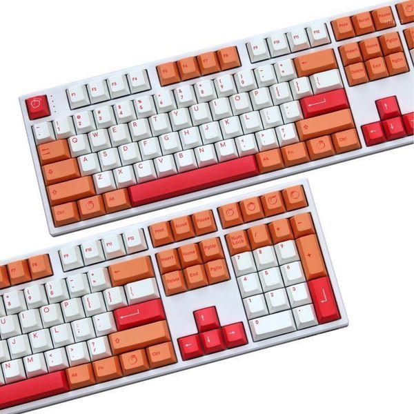 peaches 108/130 key dye sublimated pbt keycap for mechanical keyboard cherry filco ducky keycap cherry profile only sell keycaps1
peaches 108/130 key dye sublimated pbt keycap for mechanical keyboard cherry filco ducky keycap cherry profile only sell keycaps1