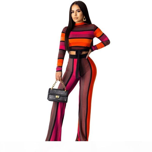 autumn casual striped 2 piece set women long sleeve crop and long straight pants 3 colors outfits, White
autumn casual striped 2 piece set women long sleeve crop and long straight pants 3 colors outfits, White