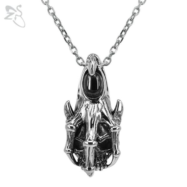 pendant necklaces ghost paws necklace punk 316l stainless steel chocker claw collier black stone for mans women chains jewelry, Silver
pendant necklaces ghost paws necklace punk 316l stainless steel chocker claw collier black stone for mans women chains jewelry, Silver