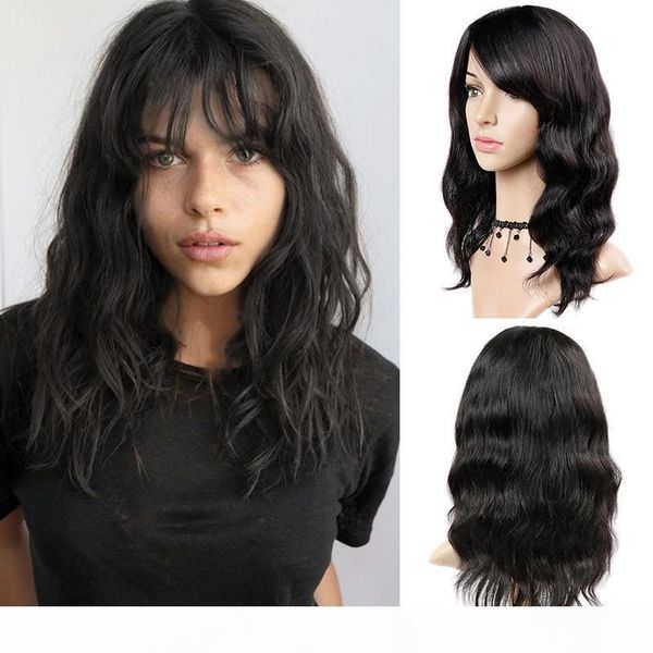 brazilian human hair lace wigs with side bangs hd transparent preplucked wave remy glueless full lace front wig for white women, Black;brown
brazilian human hair lace wigs with side bangs hd transparent preplucked wave remy glueless full lace front wig for white women, Black;brown