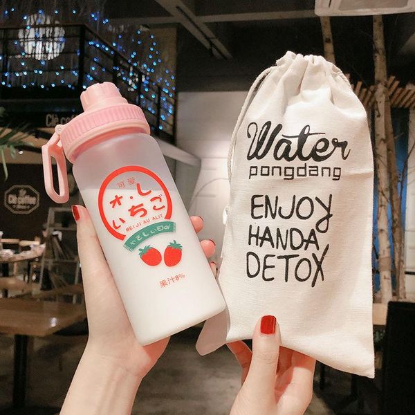 500ml plastic water bottle transparent/frosted bottles cute water bottle carton strawberry water bottle phone stand portable wmtmuu
500ml plastic water bottle transparent/frosted bottles cute water bottle carton strawberry water bottle phone stand portable wmtmuu
