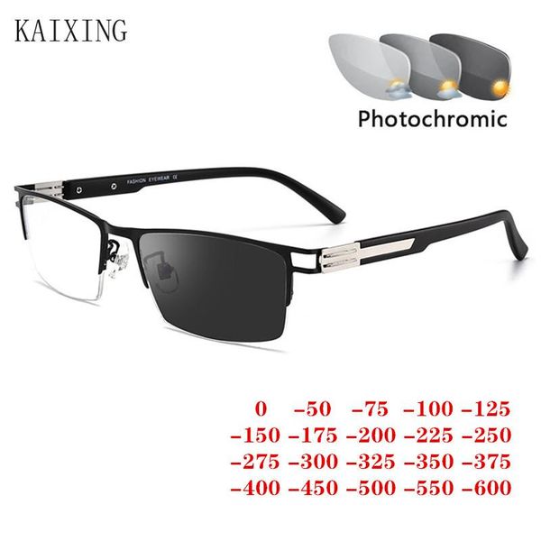kaixing new bearsighted eyeglasses прямоугольные металлические рамки sun фотохромные очки миопии мужчины женщины рецепт -0,5 к -6,0, White;black
kaixing new bearsighted eyeglasses прямоугольные металлические рамки sun фотохромные очки миопии мужчины женщины рецепт -0,5 к -6,0, White;black