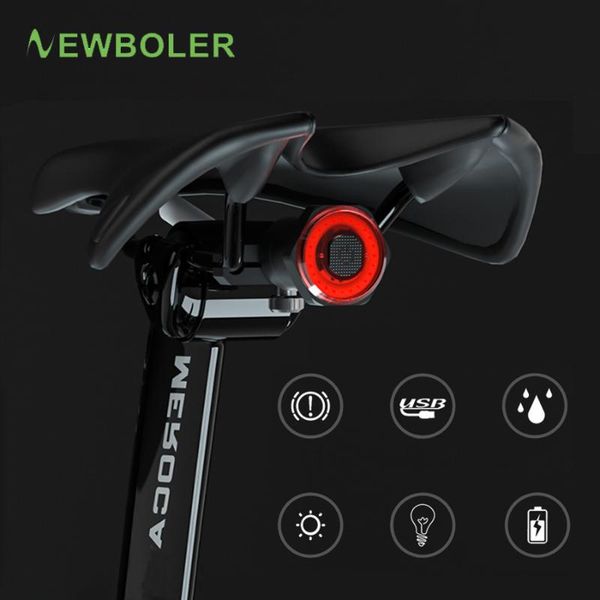 newboler bicycle induction taillight auto-start/smtb bike led light waterproof cycling rear lights usb charge 24h work time
newboler bicycle induction taillight auto-start/smtb bike led light waterproof cycling rear lights usb charge 24h work time