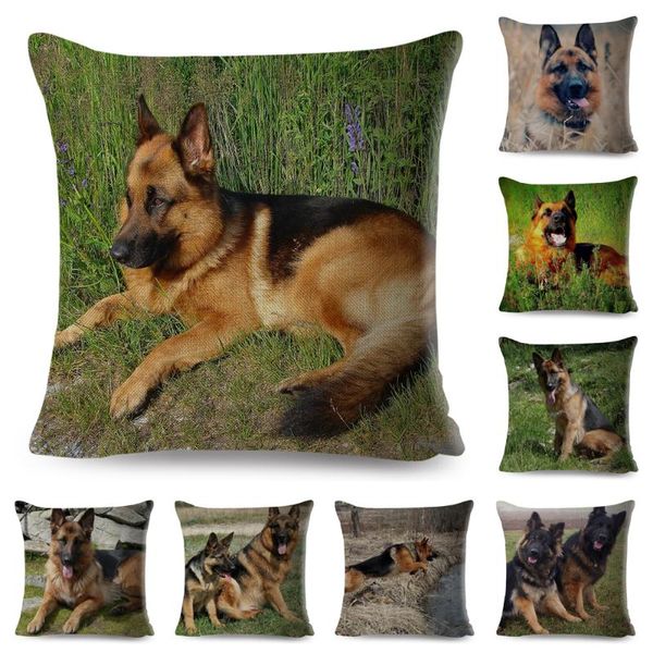 german shepherd dog pillow case covers linen cushion cover for sofa home children room decoritve pet animal pillowcase 45*45cm
german shepherd dog pillow case covers linen cushion cover for sofa home children room decoritve pet animal pillowcase 45*45cm